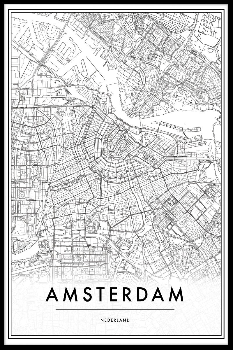  Items op de kaart van Amsterdam Nederland
