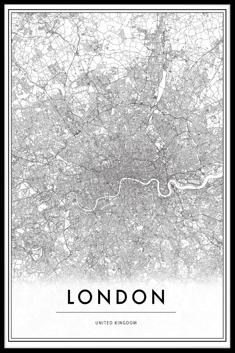  Items op de kaart van Londen, Verenigd Koninkrijk