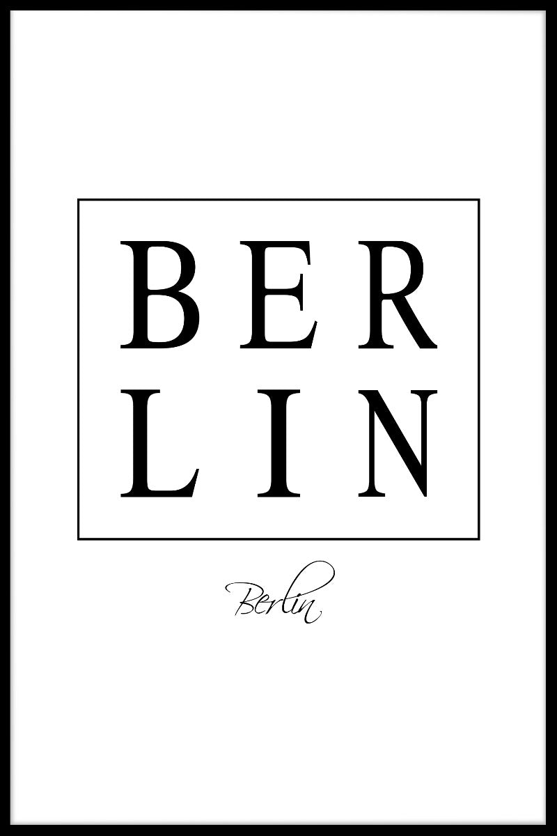  Berlin Box Text-poster