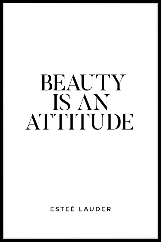  Schoonheid is een attitude-item