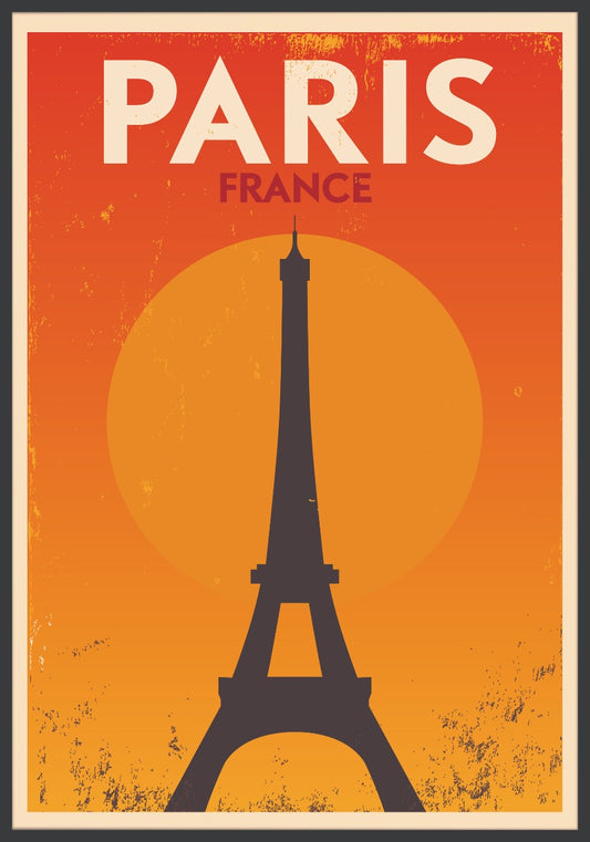  Vintage affiche van Parijs