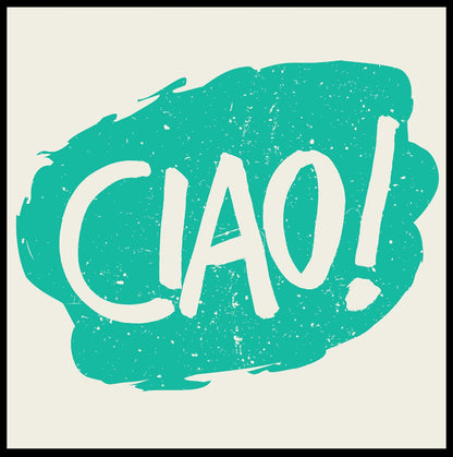  Ciao Retro-poster