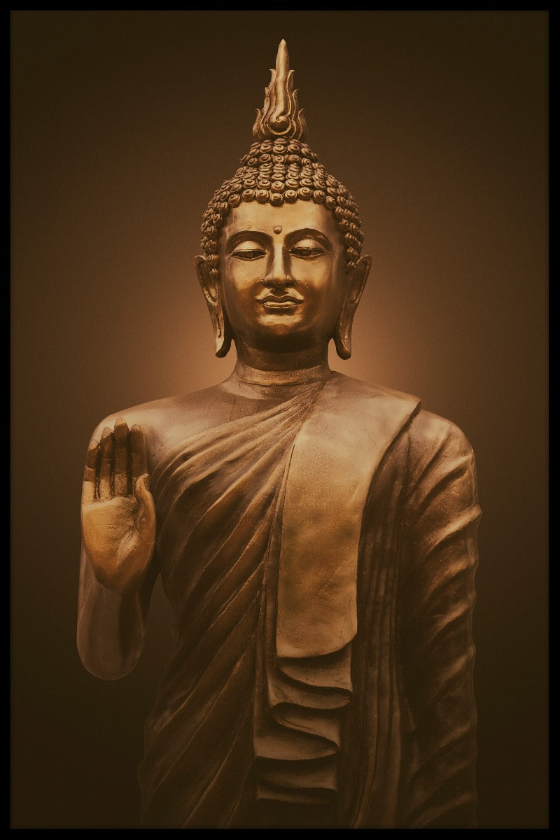  Boeddha sculptuur poster