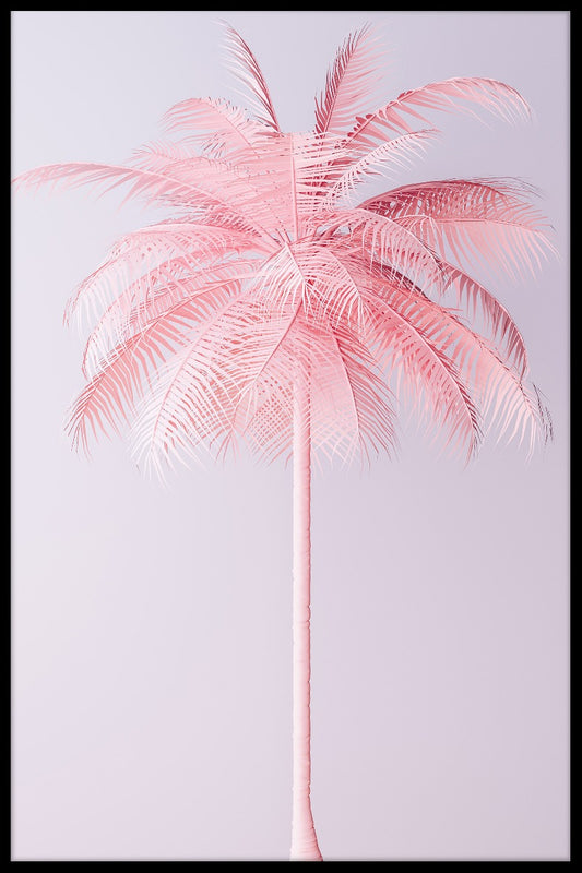  Posters met roze palmpastelkleuren