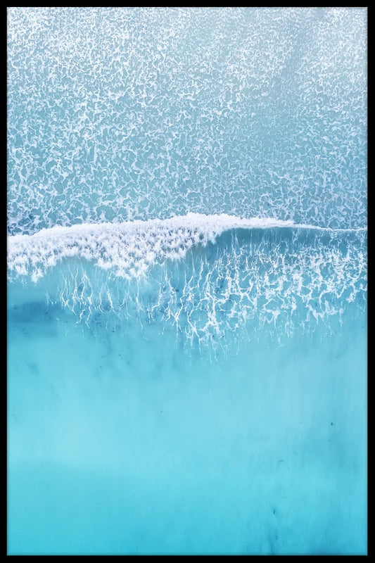  Luchtfoto Beach Wave-poster