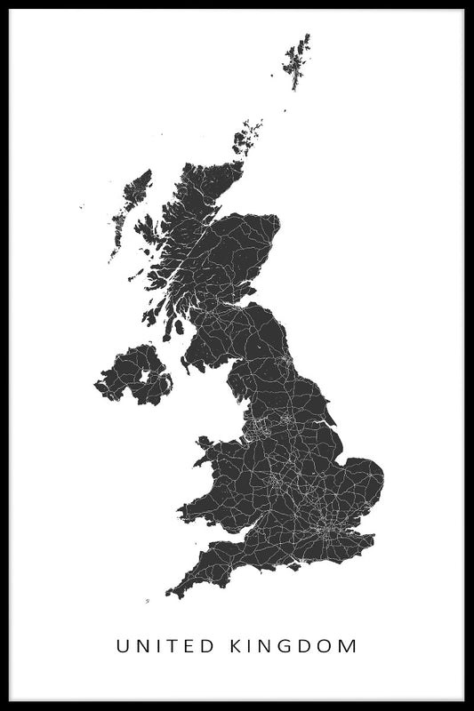  Items op de kaart van het Verenigd Koninkrijk