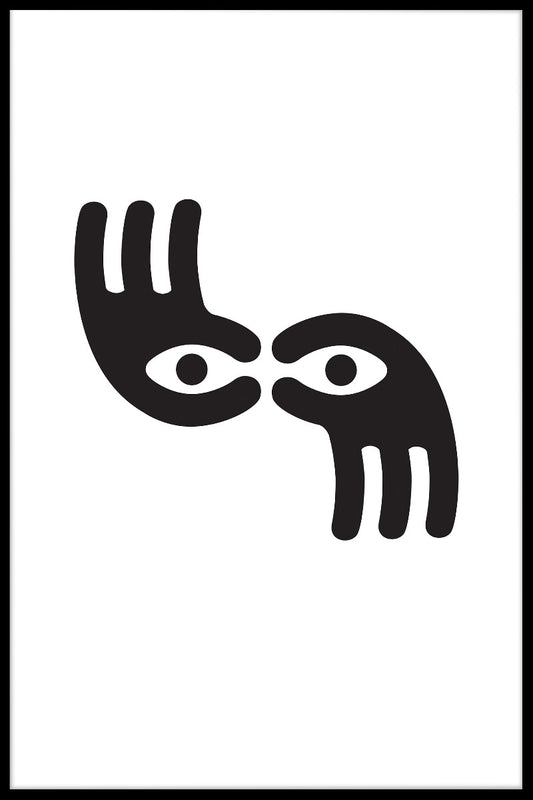 Hand gezicht ingangen