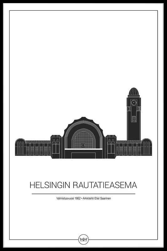  Rautatieasema Helsinki-posters