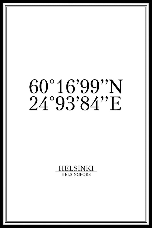  vermeldingen voor Helsinki-coördinaten