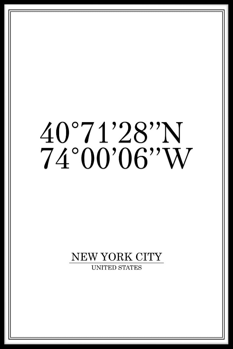  New York City coördineert records