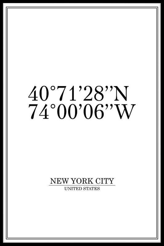  New York City coördineert records