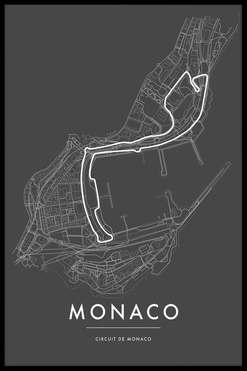  Circuit de Monaco poster-p