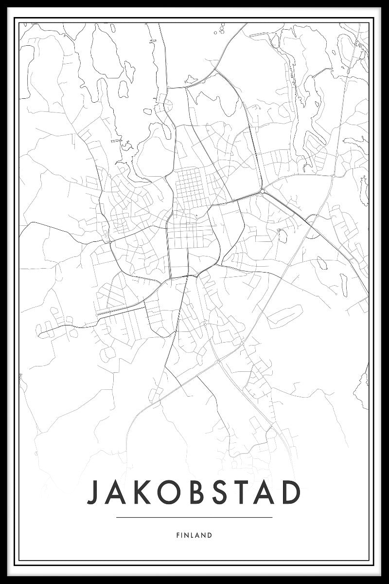  Items op de Jakobstad-kaart