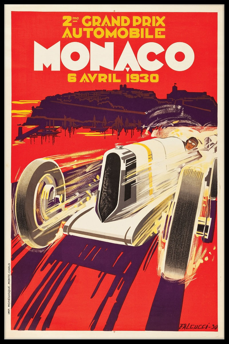  Grand Prix-poster van Monaco