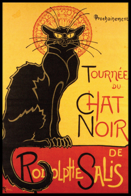 Chat Noir vintage poster