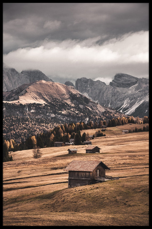  Herfst Alpen poster