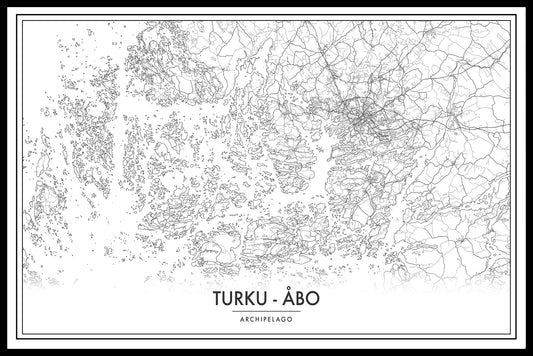  Kaartvermeldingen voor de kaart van de archipel van Turku