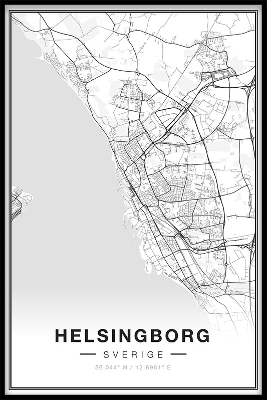  Kaartposters van Helsingborg