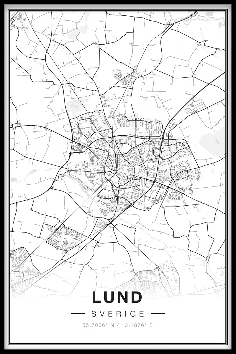  Kaartposters van Lund