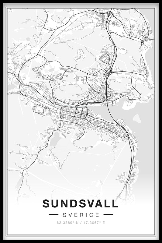  Sundsvall-kaartitems