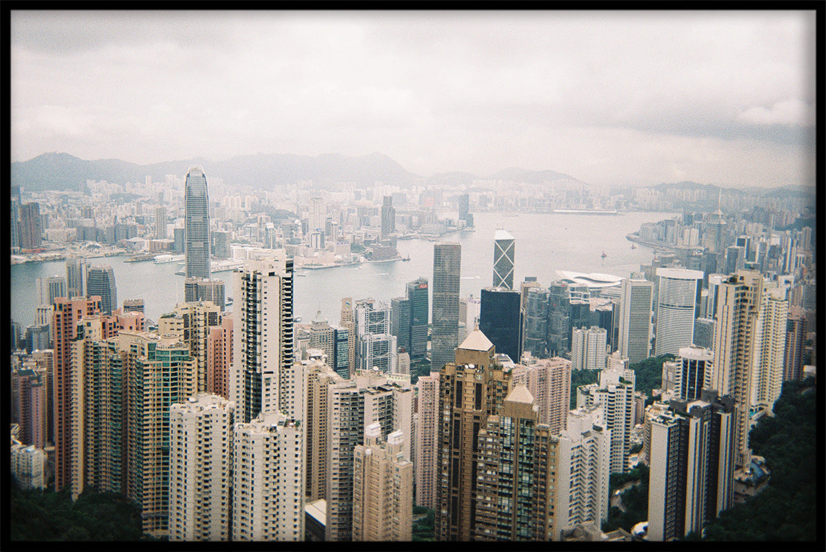  Cityscape Hong Kong-poster
