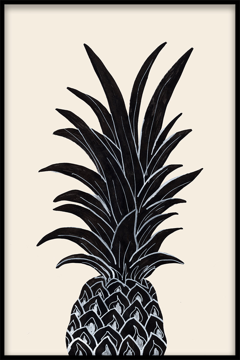  Zwarte ananasposter