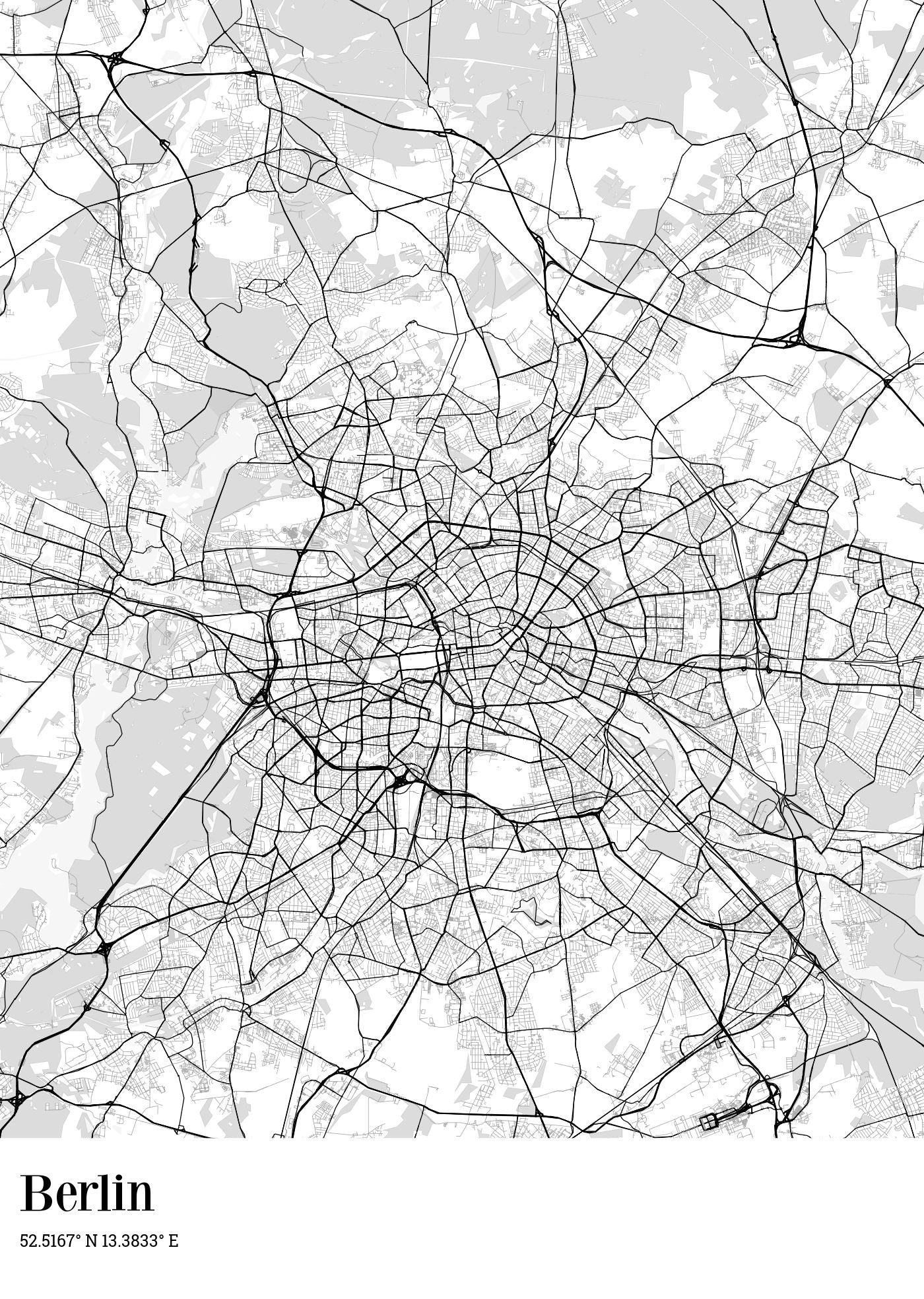  Stadsplattegrond met speld voorbeeld