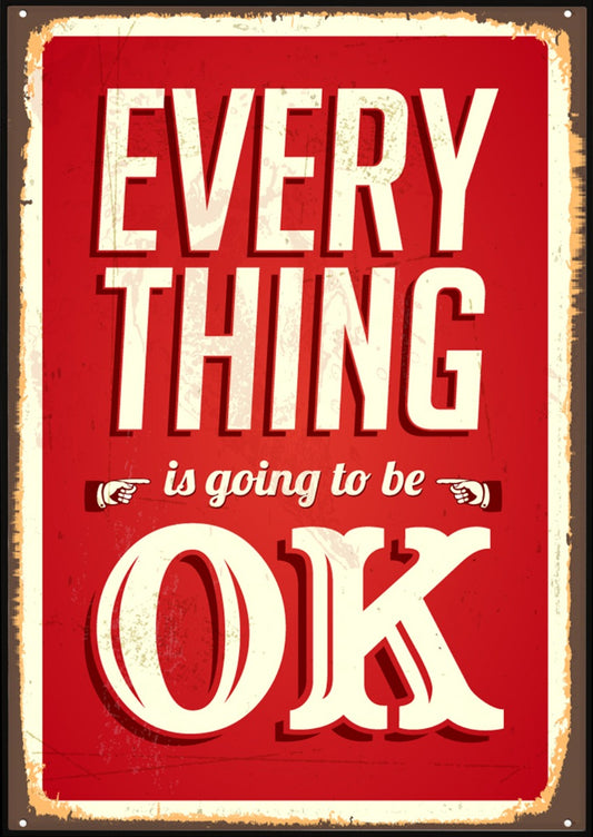  Allemaal OK Vintage poster